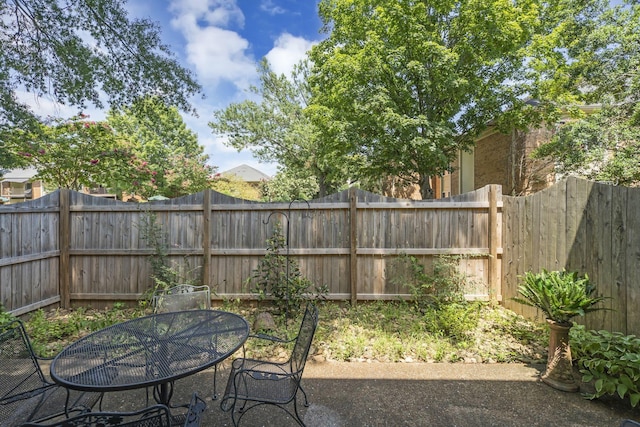 view of patio