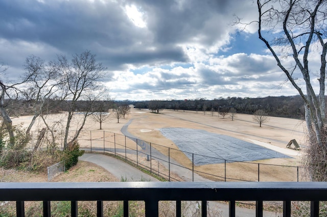 property view of water featuring a rural view