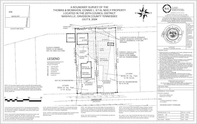 5618 Obrien Ave, Nashville TN, 37209 land for sale