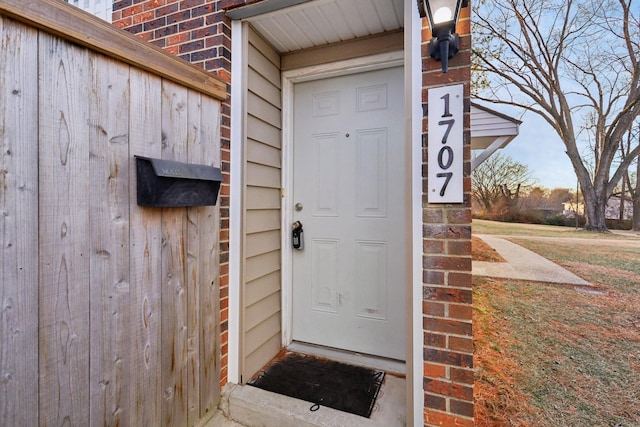 view of property entrance