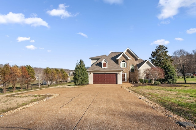 view of front property with a front yard