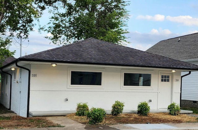 view of rear view of property