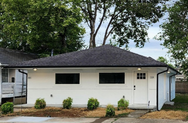 view of rear view of property