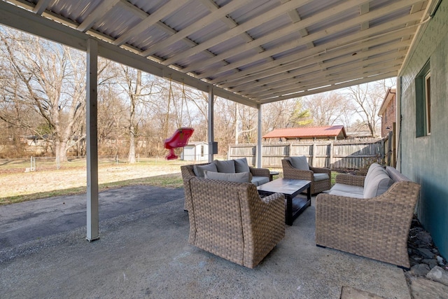 view of patio