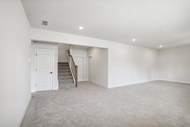 empty room with carpet floors