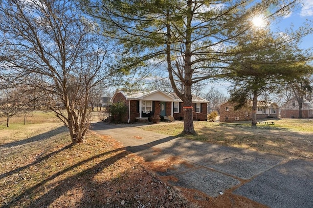 view of ranch-style home