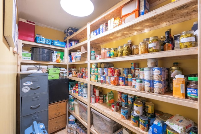 view of pantry