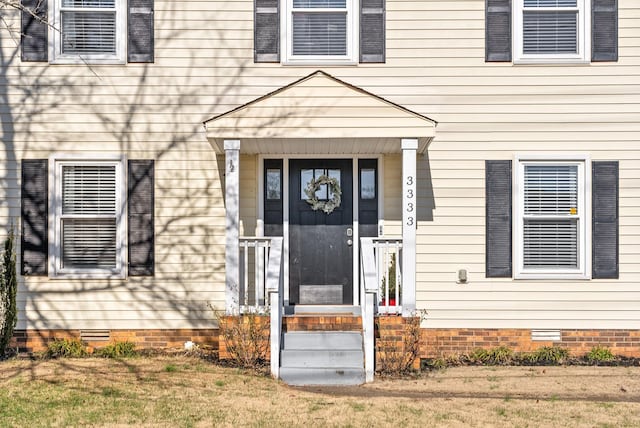 view of entrance to property