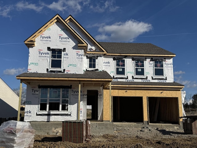 property under construction featuring central air condition unit