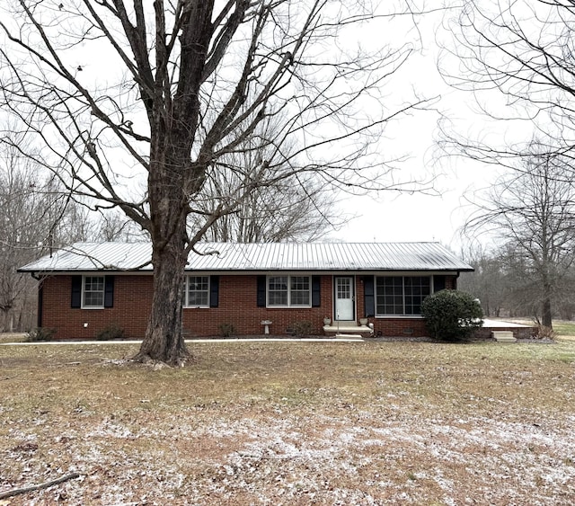 view of ranch-style house