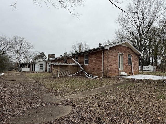 view of side of property