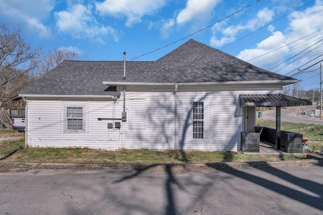 view of side of home