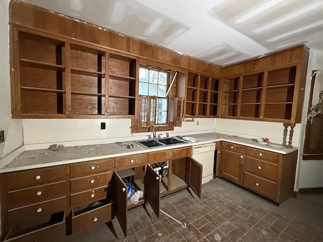 kitchen with dishwasher and sink