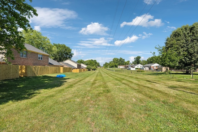 view of yard