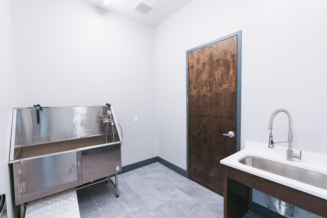 miscellaneous room featuring sink