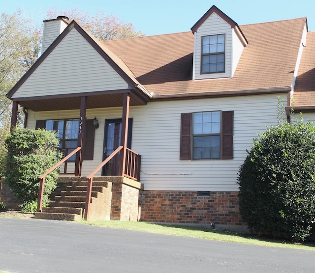 view of front of home