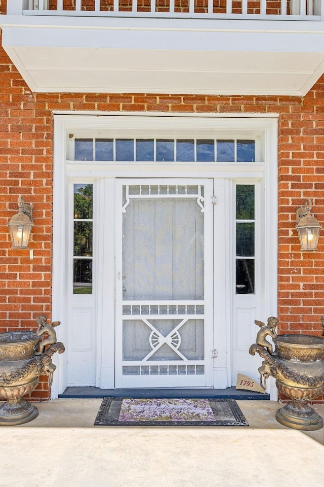 view of entrance to property