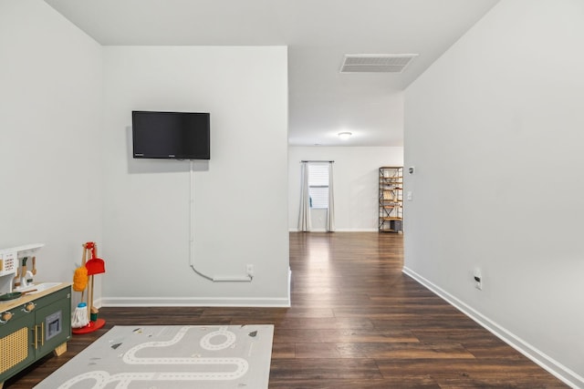 interior space featuring dark hardwood / wood-style flooring