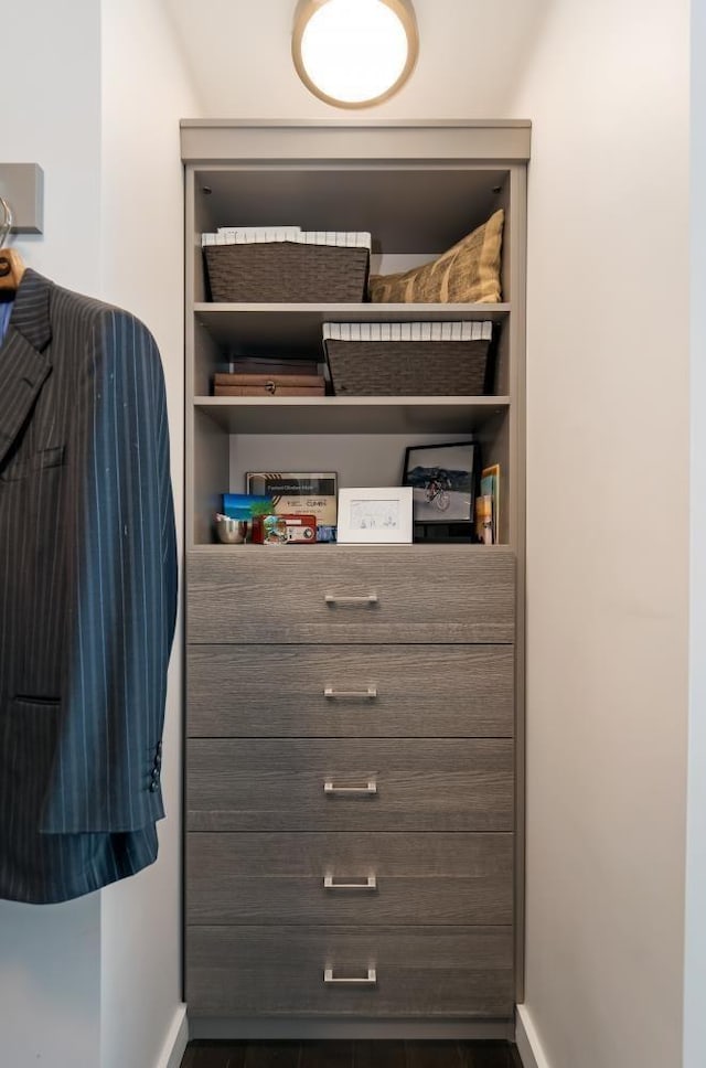 view of closet