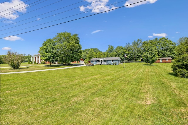 view of yard