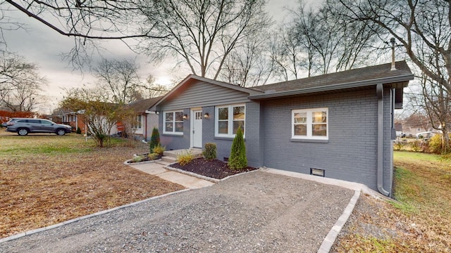 view of ranch-style home