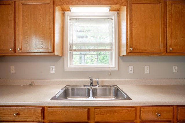 kitchen featuring sink