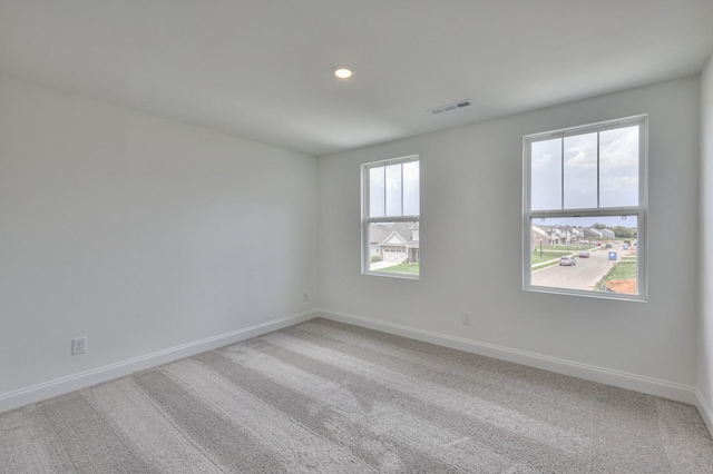 carpeted empty room with a healthy amount of sunlight