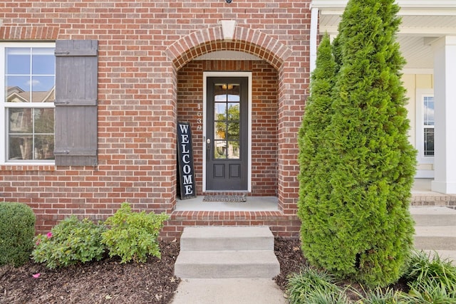 view of entrance to property