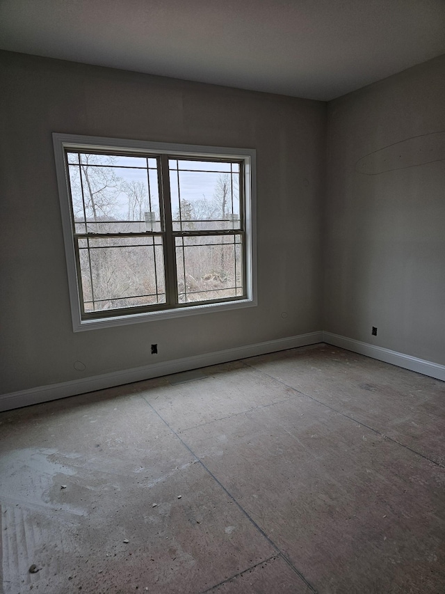 view of empty room