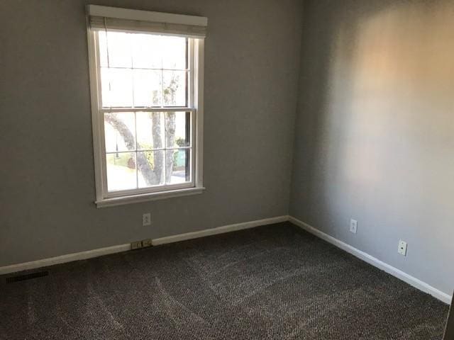 carpeted spare room with a healthy amount of sunlight