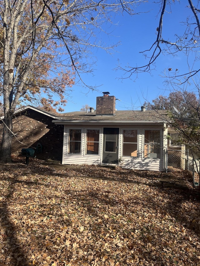 view of rear view of house