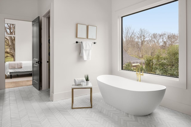 bathroom featuring a bathtub