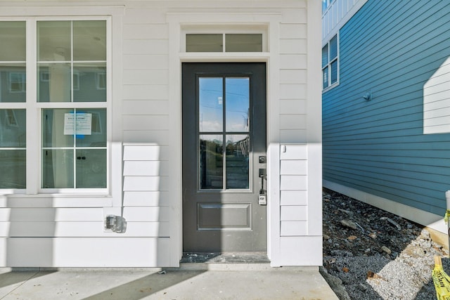 view of entrance to property