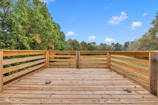 view of deck