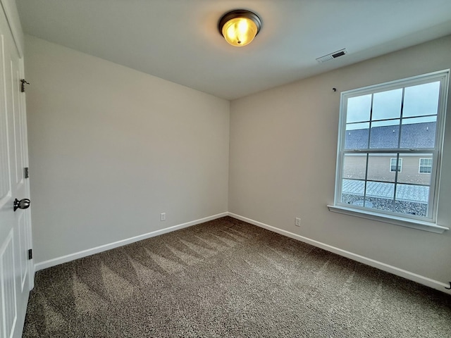 spare room featuring carpet floors