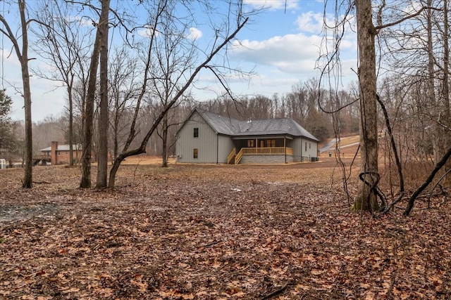 view of property exterior