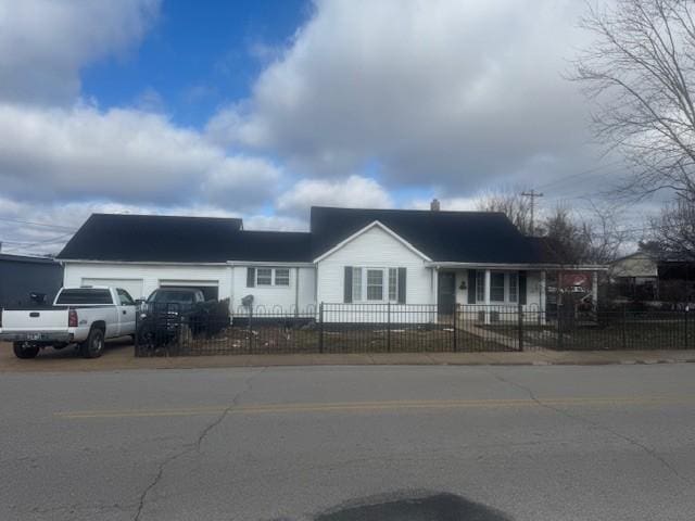 ranch-style house with a garage