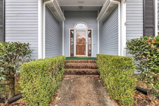 view of property entrance