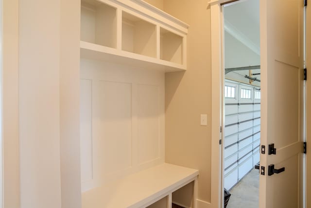 view of mudroom