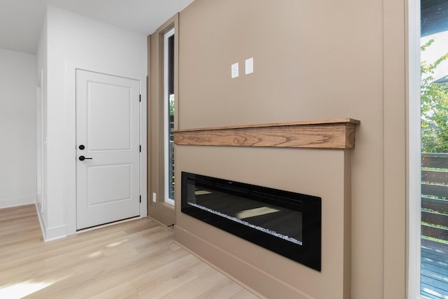 interior space featuring hardwood / wood-style flooring