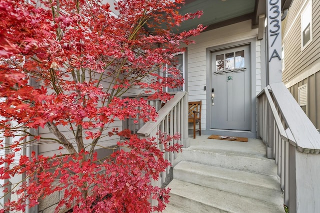 view of property entrance