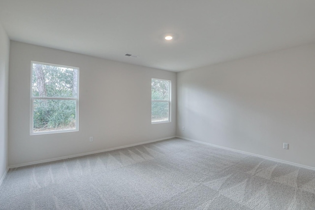 carpeted empty room with a wealth of natural light