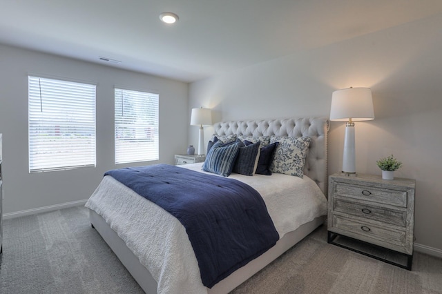 bedroom featuring carpet flooring