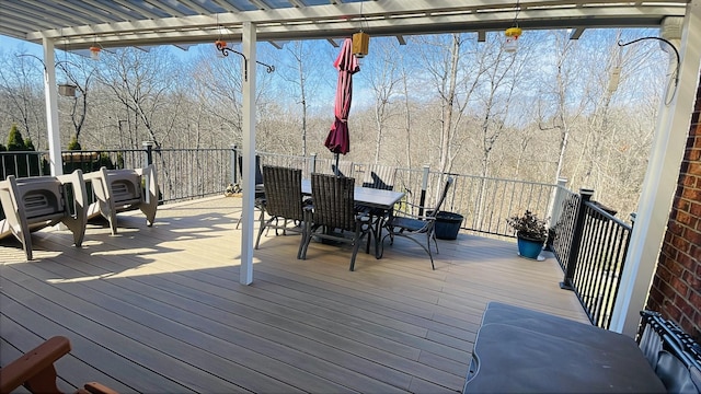 view of deck