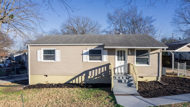 view of front of property