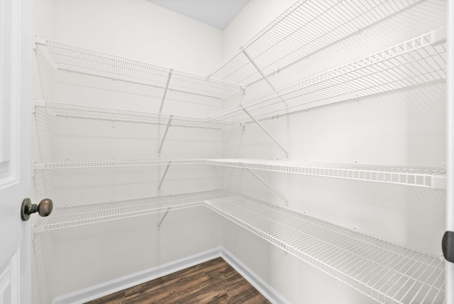 view of storage area