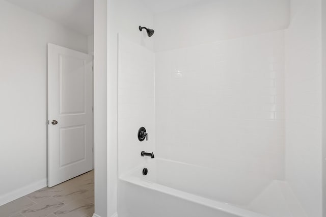 bathroom featuring shower / bathing tub combination