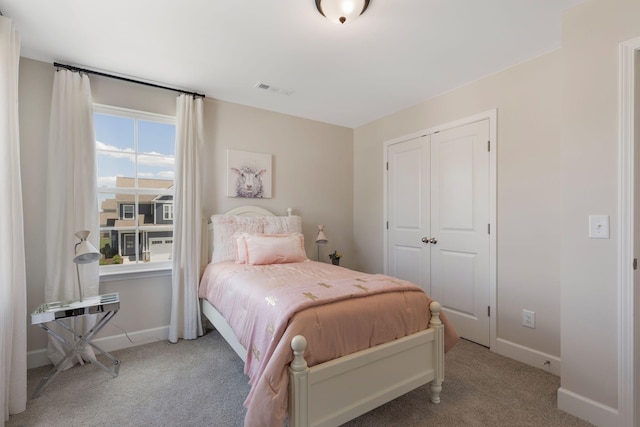 1120 June Wilde Rdg, Spring Hill, TN 37174 - bedroom with light carpet and a closet