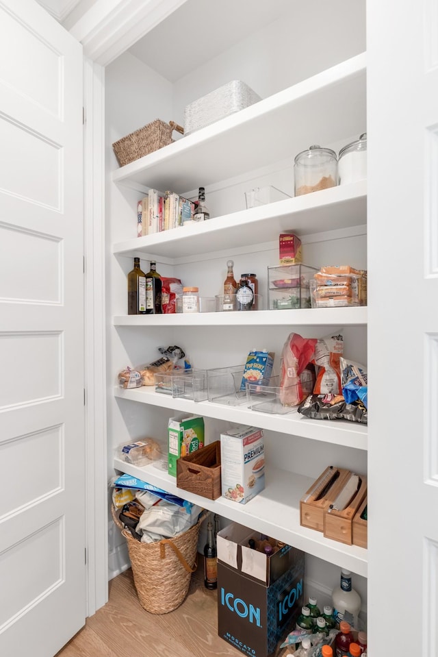 view of pantry