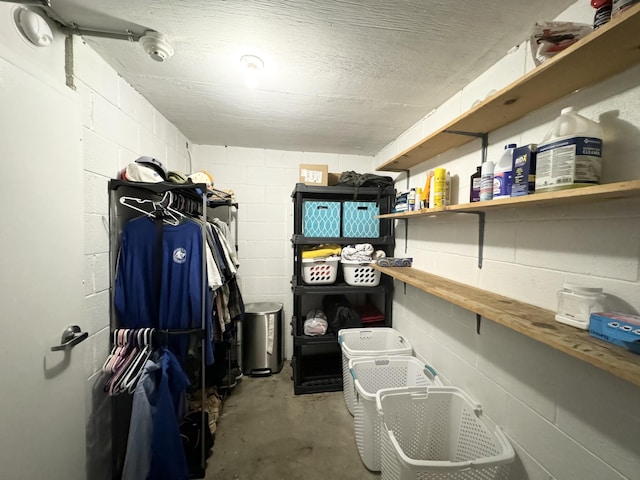view of storage